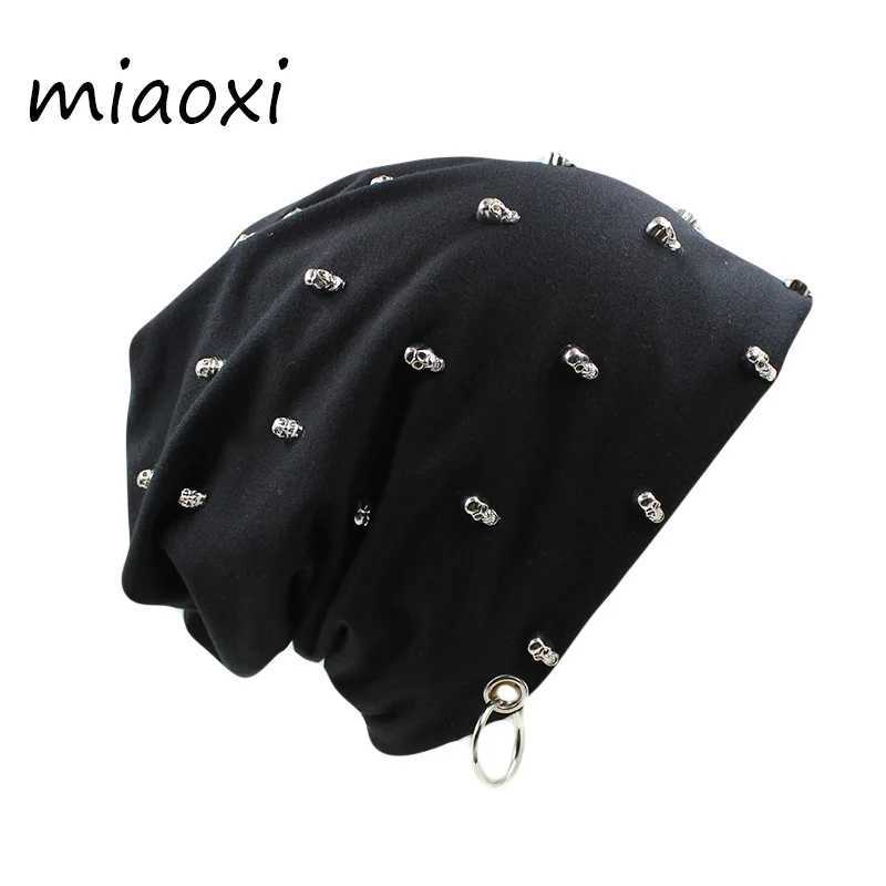 New mens tattoo unisex casual hat with Skl Hoop brand hat winter warmth Beanies thick Adt hip-hop hat unisex hat X250212