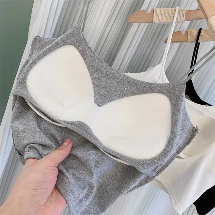 Tank Top For Women Summer Crop Tops Girls White Tube Top Fe Underwear Bras WomenS T-Shirt Sveless Vest Camisole 2023hotXJ250212