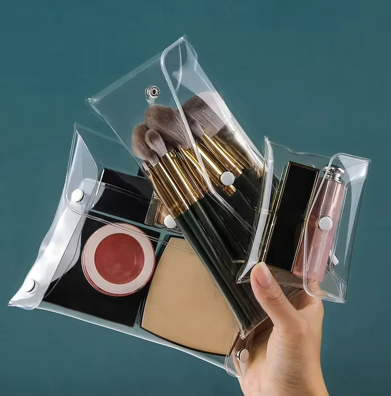 1PCS Cosmetic Organizer Travel Holder Pvc Makeup Make up Brush Bag Pouch Storage Case swissmilitary