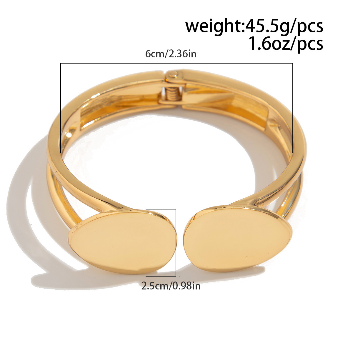 Woman fashion Jewelry Circular Alloy with Irregular Smooth Surface and Wave designer Bracelet Set