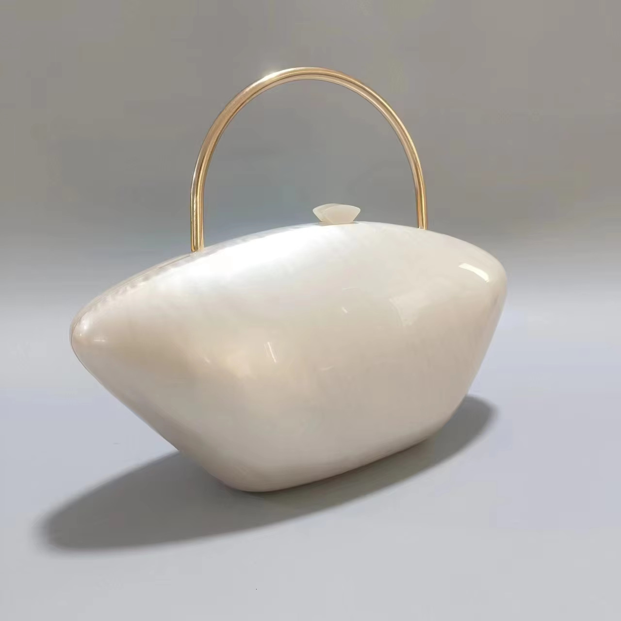Brand Wallet Stylish Women Acrylic Evening Messenger Bag Designer Solid Shell Wedding Party Clutch Purse Dress Banquet Handbag