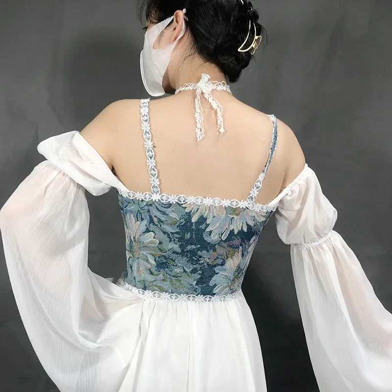 Fashion Lolita Shirt Women Tank Tops Camis Harajuku Vintage y2k Corset Woman Clothing Blusas Sexy Ladies Crop Top Camiseta jerXJ250212
