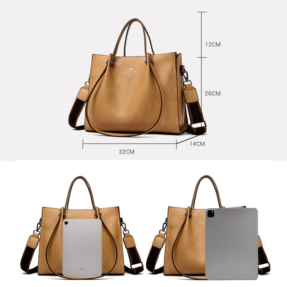 hot Genuine Leather Crossbody Handbags for Women: Designer Tote & Shoulder Bags