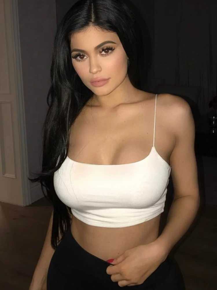 Sexy Tank Top Black Halter Crop Tops Women Summer Camis Backless Camisole Fashion Casual Tube Top Fe Sveless Cropped VestXJ250212