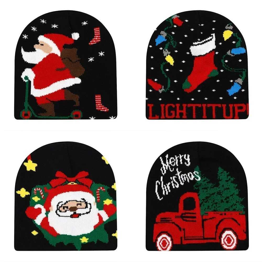 2024 New Y2K Beanies Wen Men Couple Warm Hats Fashion Bonnet Wool Sklies Hoods Lady Knitted Hats Accessories Hiphop Hat X250212