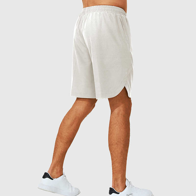 2024 new mens sports shorts summer loose fit with built-in drawstring lightweight and breathable running and fitness quick drying shorts W250212