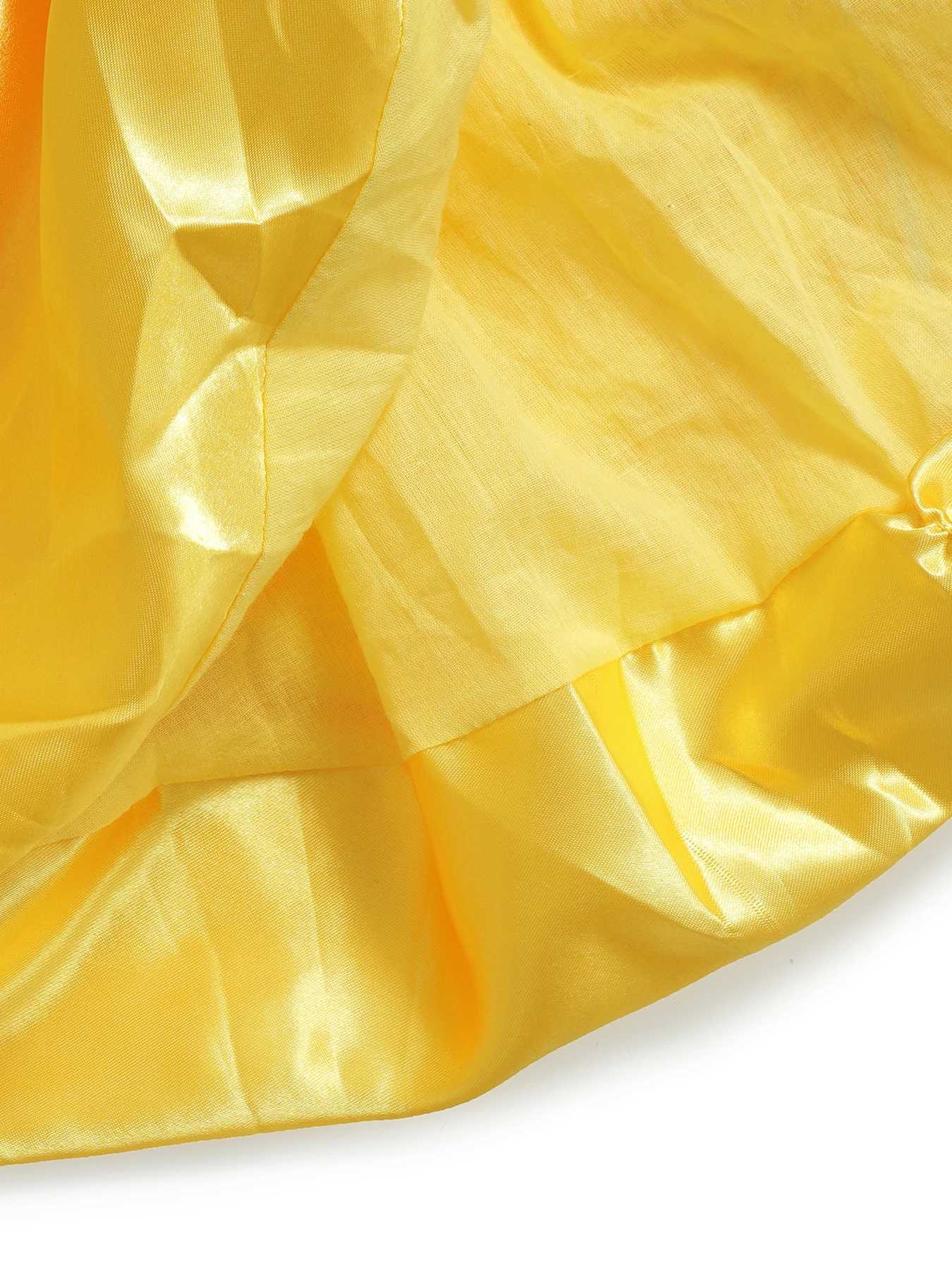 LED Light Princess Beau Girls Cosplay Dress Kids Sleeveless Floral Dress kids Halloween Carnival Birthday Par Costume GownXJ250117