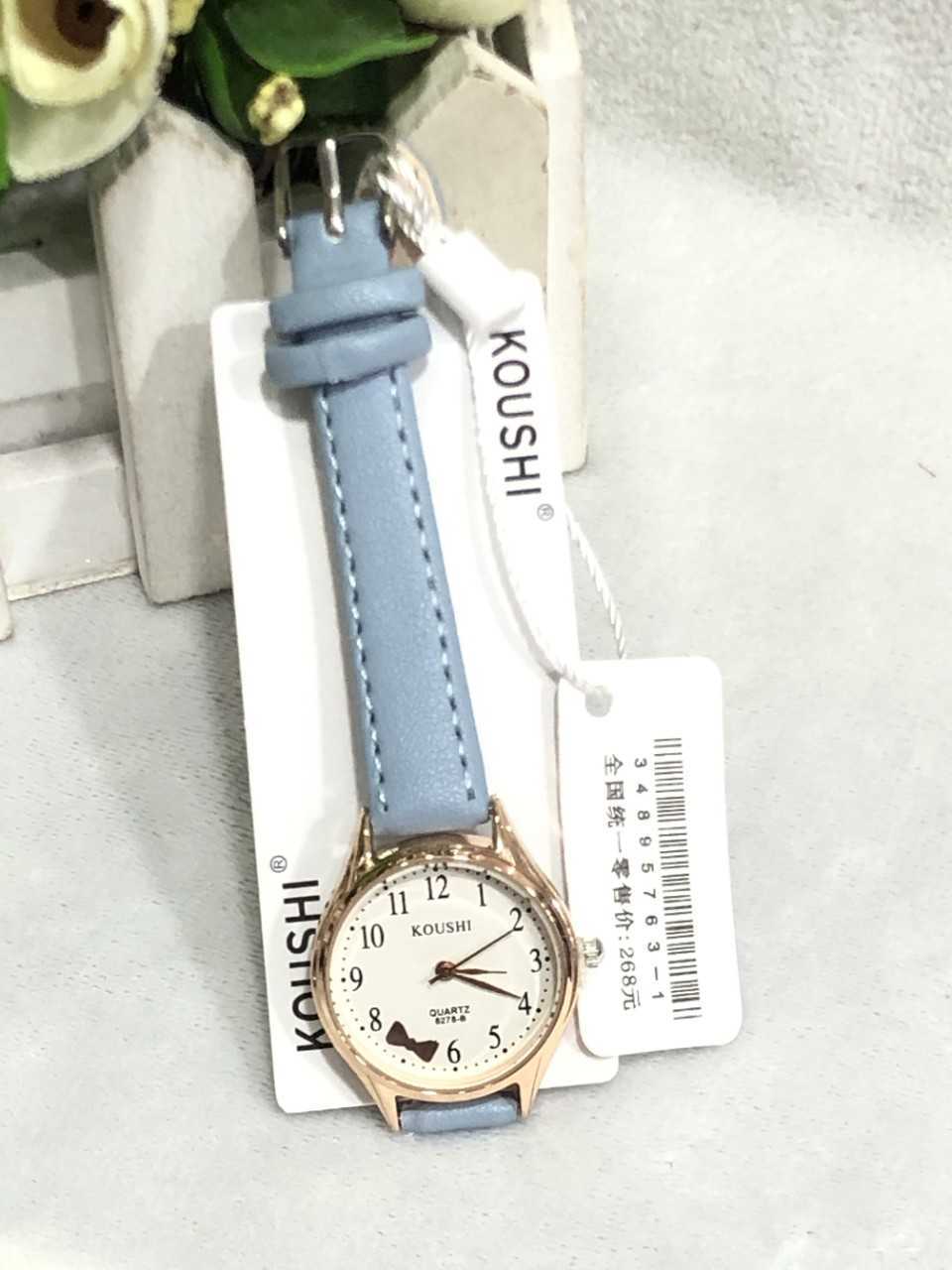 2020 new Koushi waterproof womens clothing needle walking small fresh wrist watch W250212