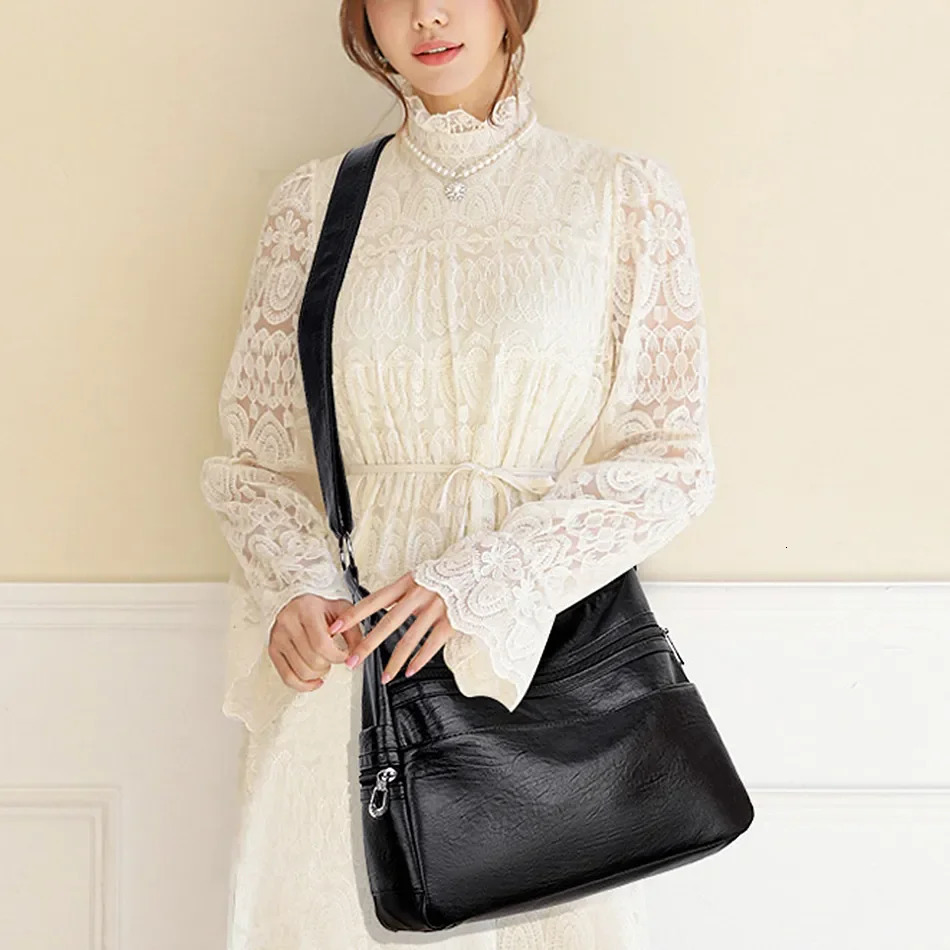 Trend Shoulder Handbag Purses High Quality Big Shoulder Crossbody Bags Messenger Sac Casual Tote Bags Sac 250207