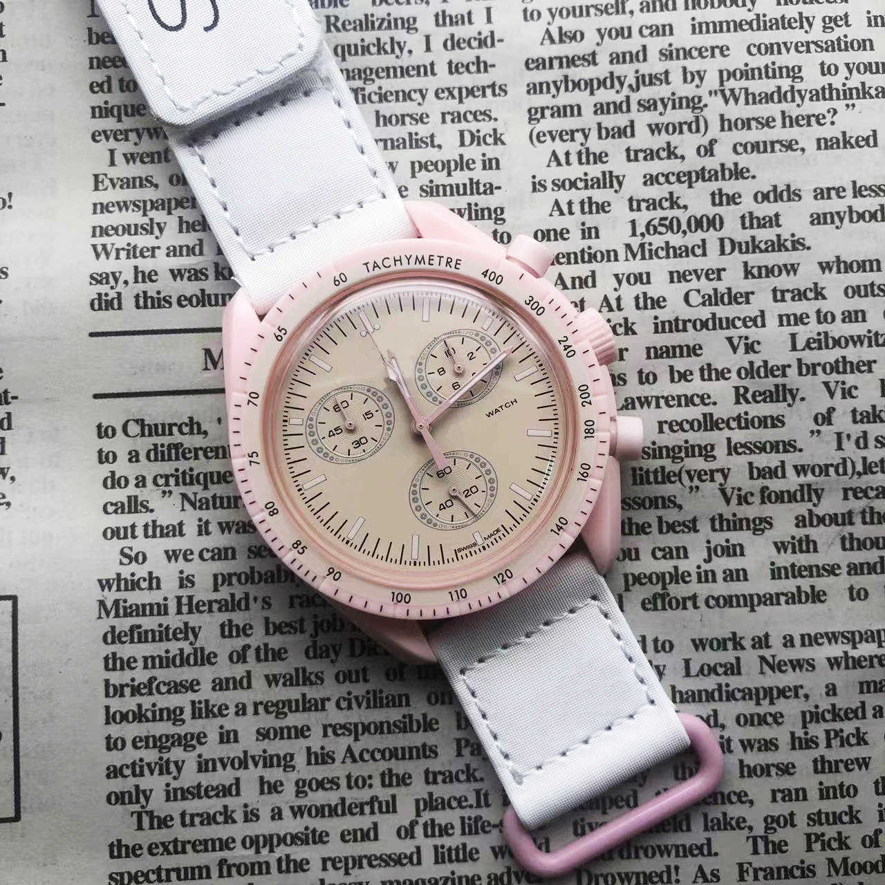 Moon Mercury Co branded Planet Space Watch Timing Six needle quartz watch is popular W250212
