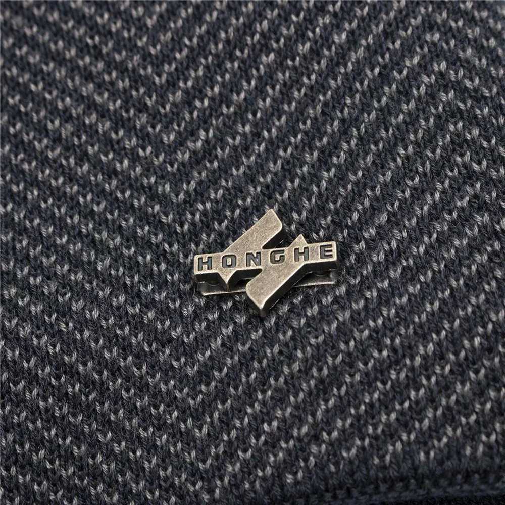 2024 Thick HONGHE Beanies for Wen Men Casual Knit Skl Cap Soft Stretch Cable Knitted Hat Outdoor Fashion Warm Stocking Hats X250212