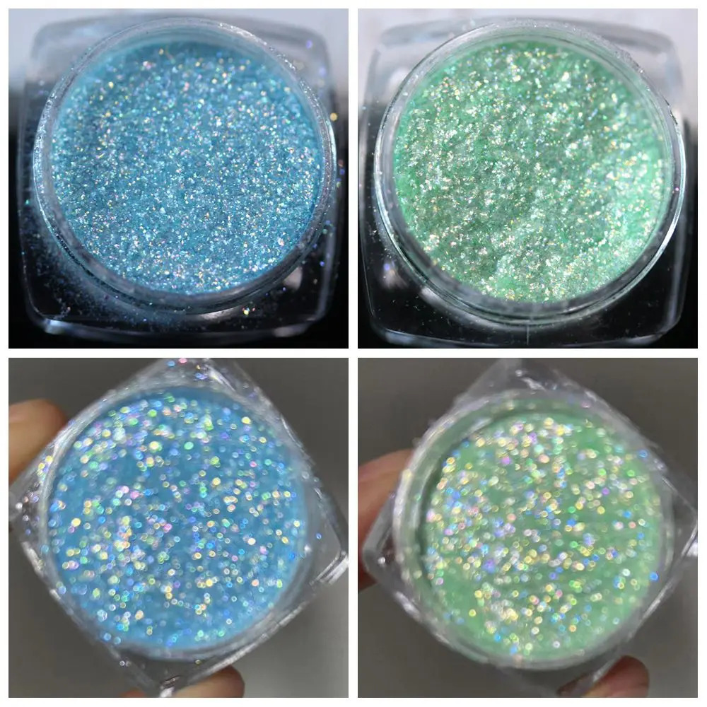 Natural Cosmetic Grade Blue Green Flash Pigment for Soap Dye Lip Gloss Nail Polish Makeup Epoxy Resin Candle Making Bath Bombs 250208