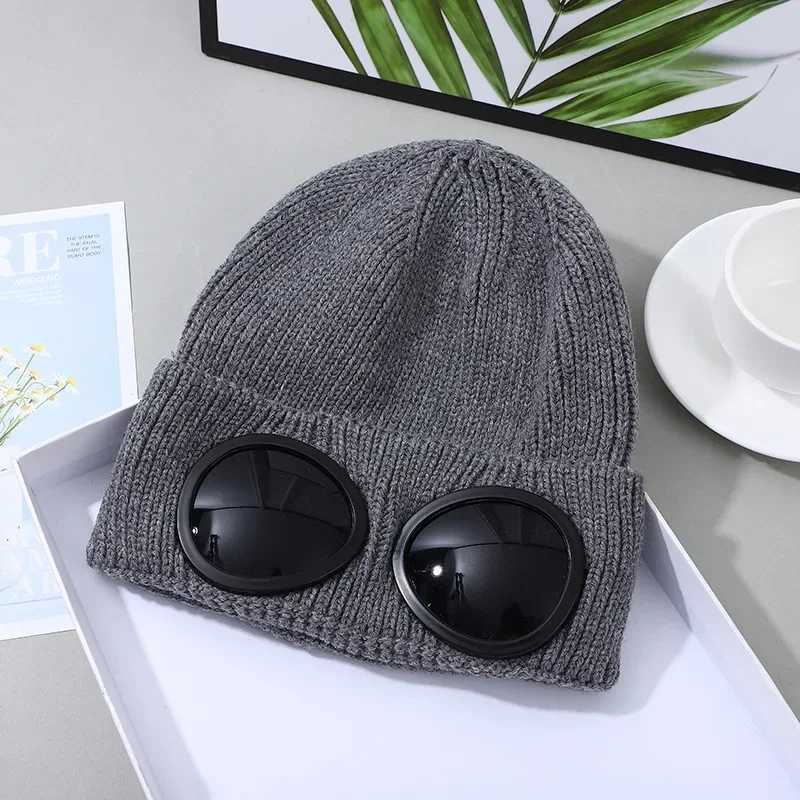 Warm ski mask hat warm mens winter windproof hat knitted beans outdoor ear protection sports cold hat Galos X250212