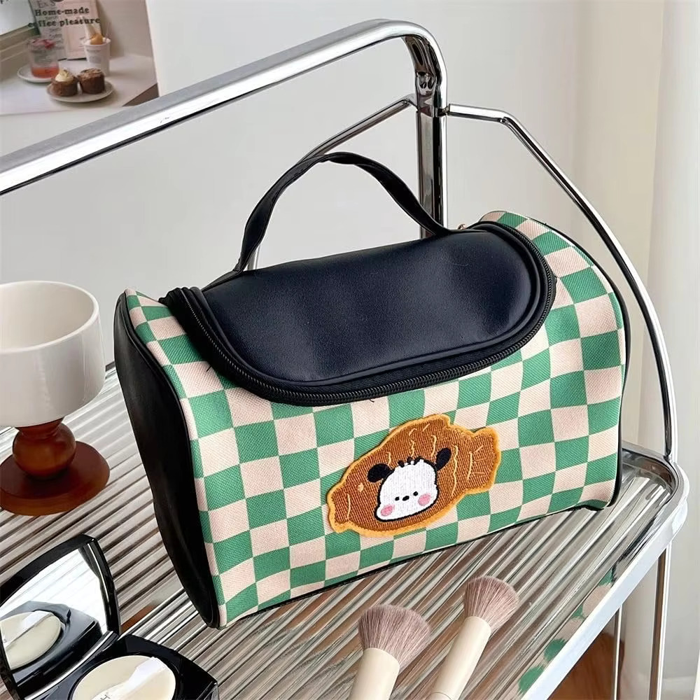 Travel Bag, Waterproof Toiletry Washbag Large Capacity Cosmetic Bag Simplistic with Handles, Makeup Organizer Pouch swissmilitary