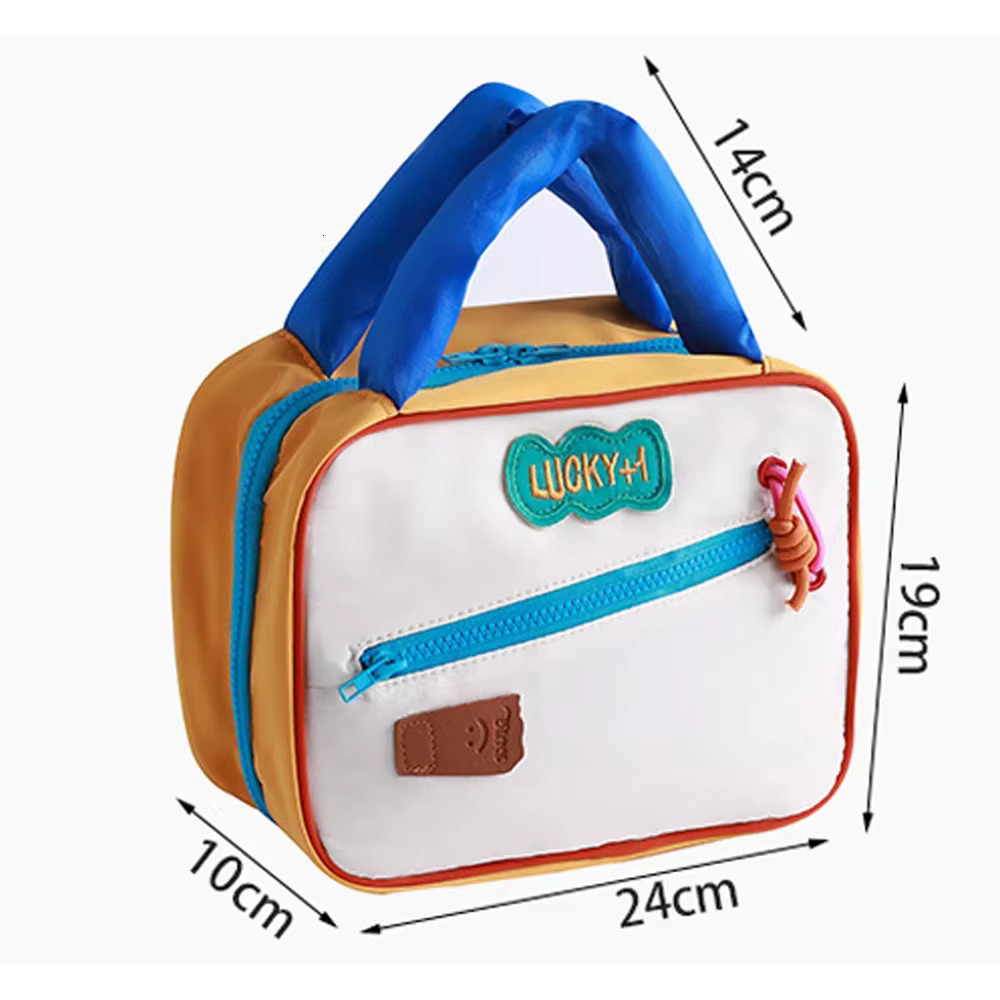 Cute Contrast Color Toiletries and Makeup Women's Portable Large-capacity Folding Cosmetic Travel Wash Bag swissmilitary