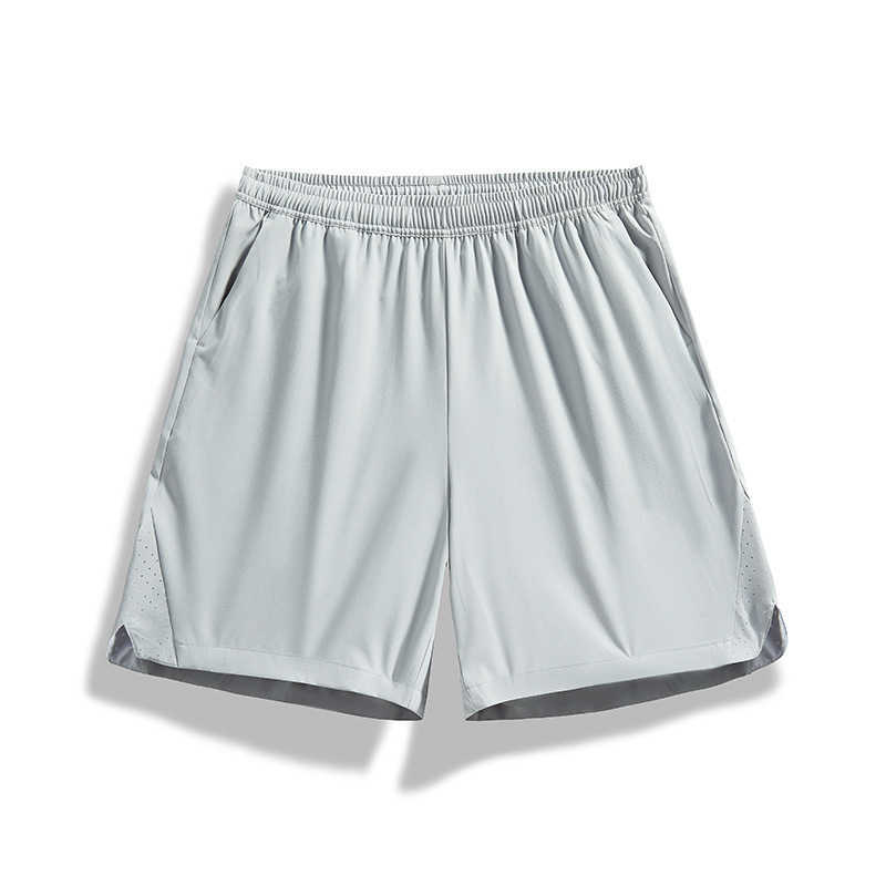 Ice silk casual pants mens summer thin stretch quick drying shorts mens short pants plus loose sports pants W250212