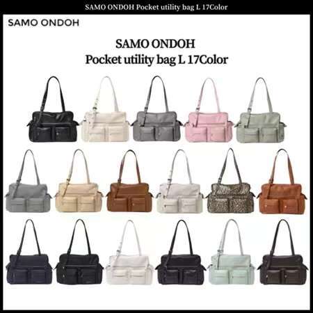 Samo Ondoh Korean Fashion Women's Underarm Motorcycle Samoondoh Large Multi-Pocket Adjustable Shoulder Bag