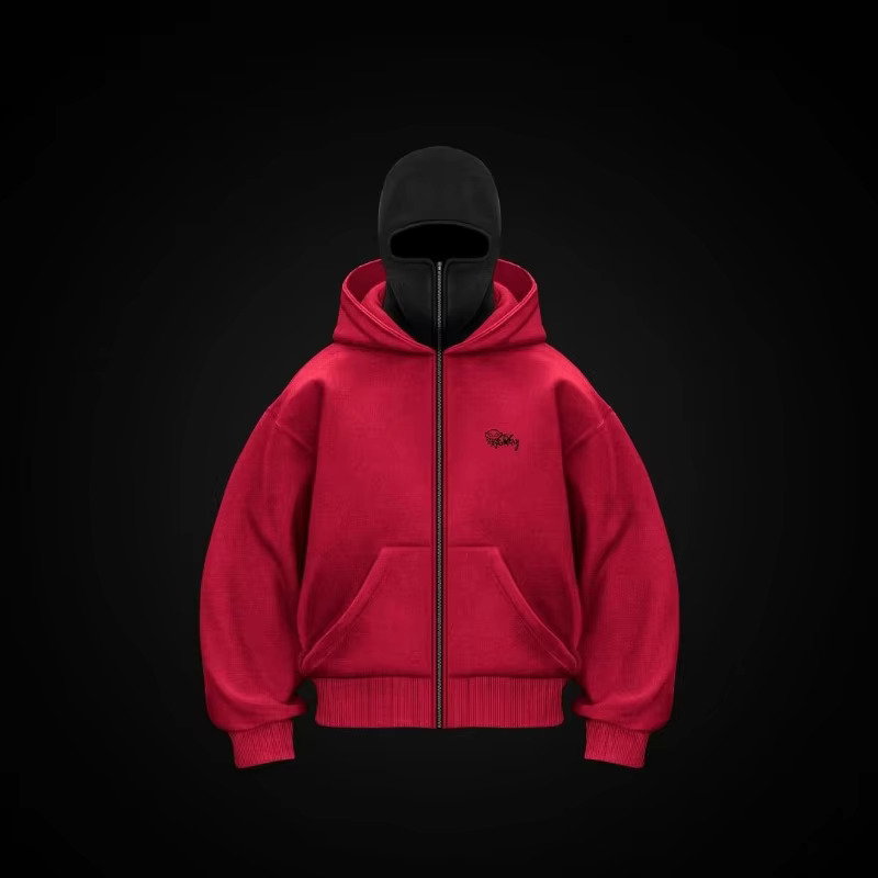 Y2k Gothic Men's Hoodie Hooded Zipper Jacket Hip Hop Star Printing Oversized Fashion Punk Streetwear Haruku Vintage Sweatshirt