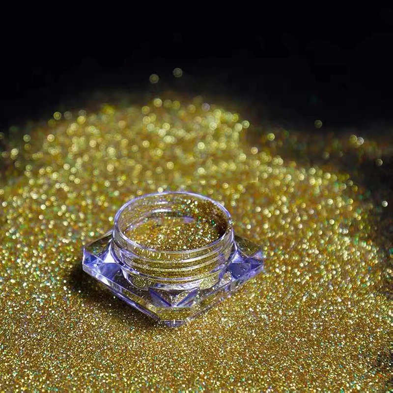 12 Colors Bulk Ultra Fine Holographic Glitter Powder for Nail Arts Crafts Resin Tumblers Slime DIY Decoration 0.05mm Wholesale 250208