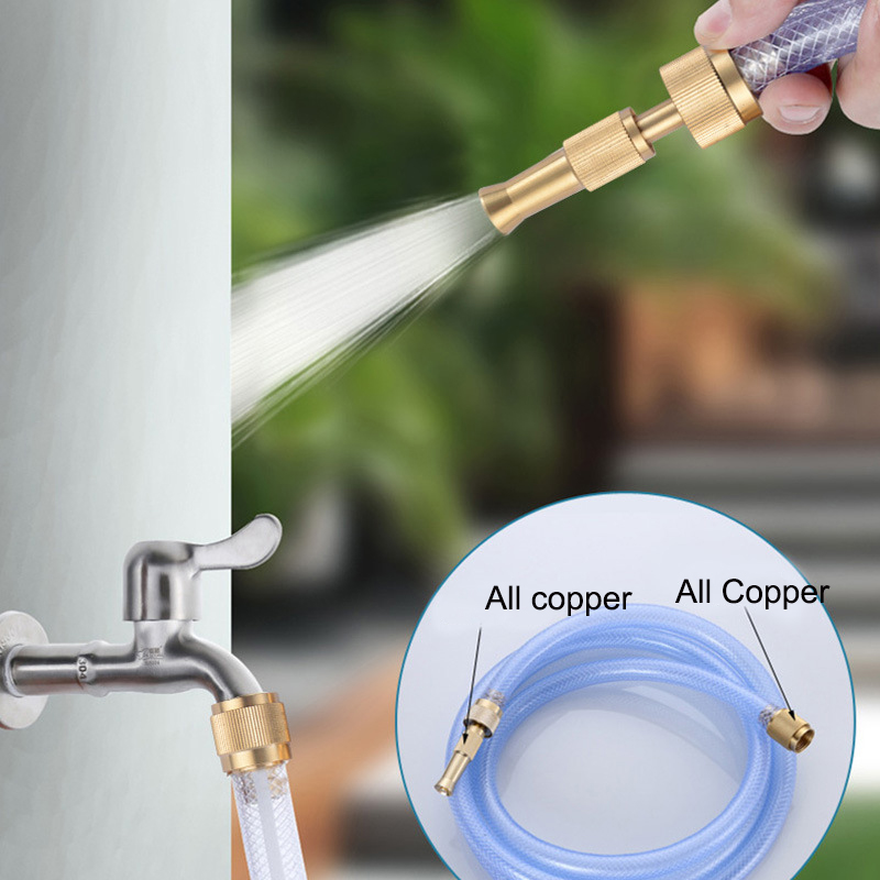 All-Brass Multipurpose High-Pressure Water Blaster for Gardening and Plumbing Maintenance User Friendly Design