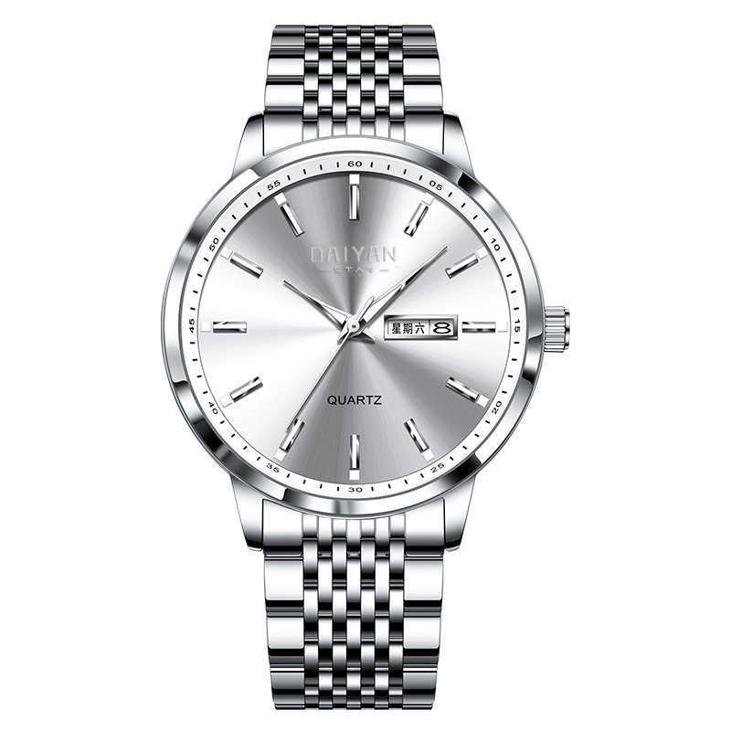 Dai Yan 2024 New Mens Watch Classic Business Mens Sports Mechanical Quartz Watch Night Light Waterproof Calendar W250212