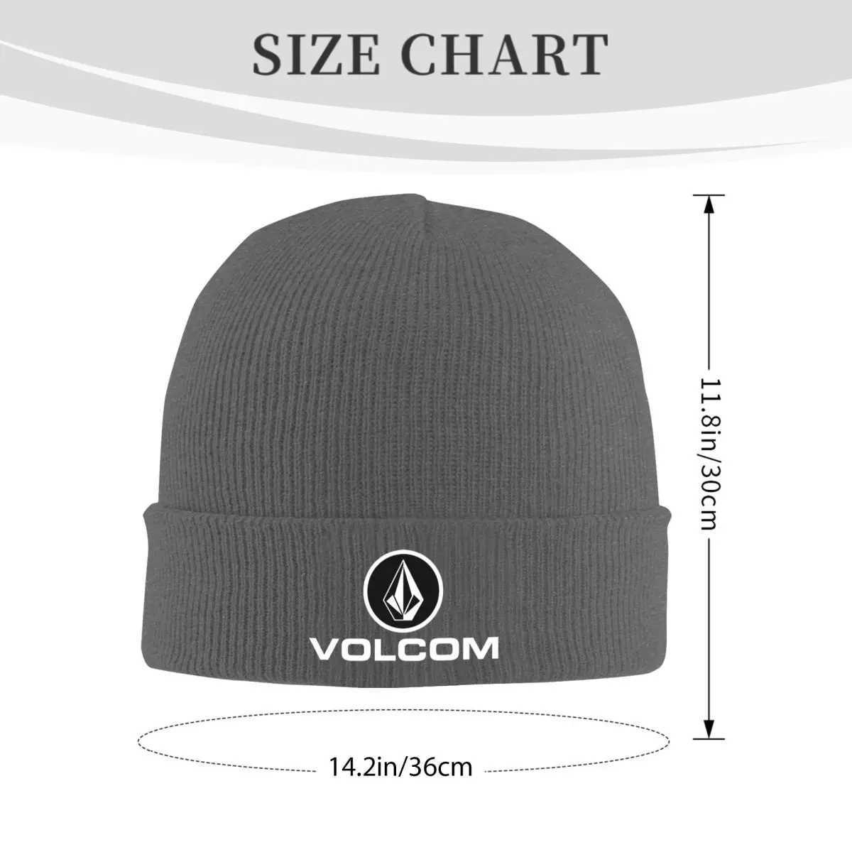 Best Simple Text Volc White Circle Warm Knitted Cap Fashion Bonnet Hat Autumn Winter Beanies Hats for Men Wen Adt X250212