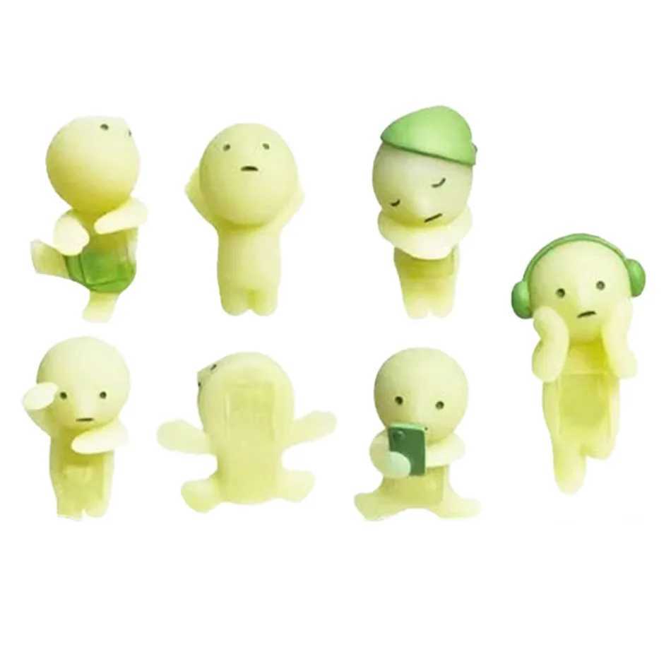 Smiski Worker Series Noctilucent Green Doll Blind Box Cute Surprise Creative Night Light Fairy Doll Decoration Christmas GiftXJ250212