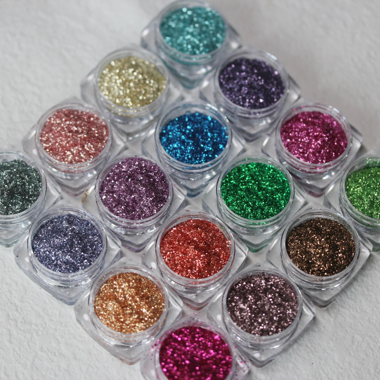 0.5*0.5mm Solvent Resistant Metallic Color Flakes Glitter Dust for Nail Polish Shiny Sticker Face Body Resin Diy Crafts Cosmetic 250208