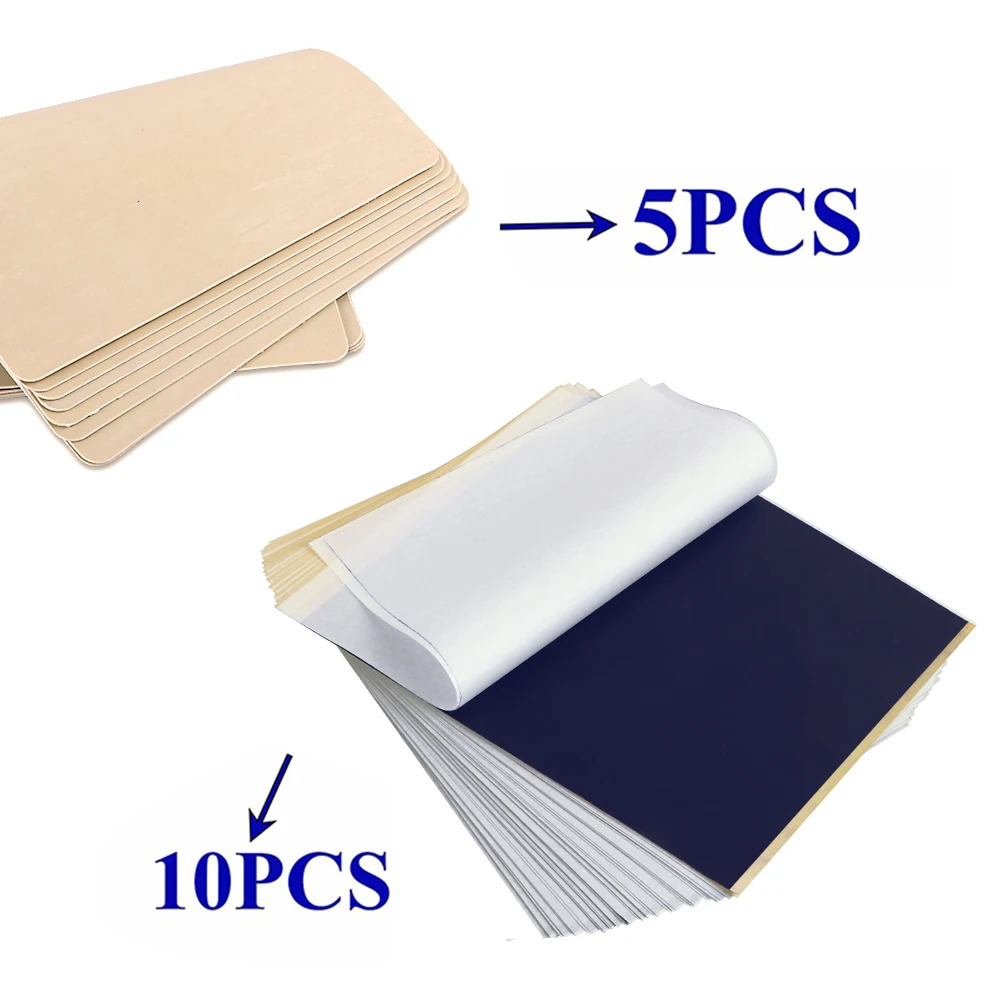 Tattoo Skin Practice 5pcs and 10pcs Transfer Paper Double Sided Microblading anent Makeup Silicone for Beginner And Artists 250207