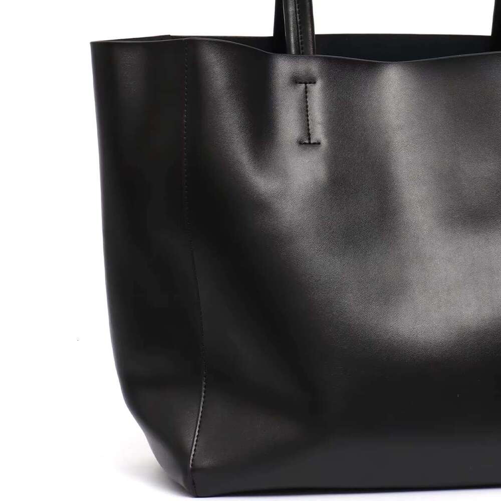 Classic Real Leather Women Tote Large Capacity with Zip er Purse Daily Big Shoulder Handbags A4 Laptop Shopping Commute Bags