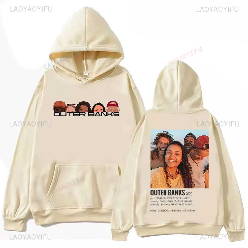 New Outer Banks Pogue Life Hoodies Carolina Beachy Drop Shoulder Sweatshirt Carolina Outer Banks Shirt Unisex Hoodie X250212