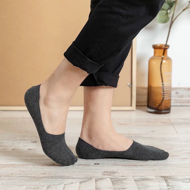 Socks pure cotton women with deodorant sweat absorption thin silicone non-slip with breathable invisible socks wholesale 2025
