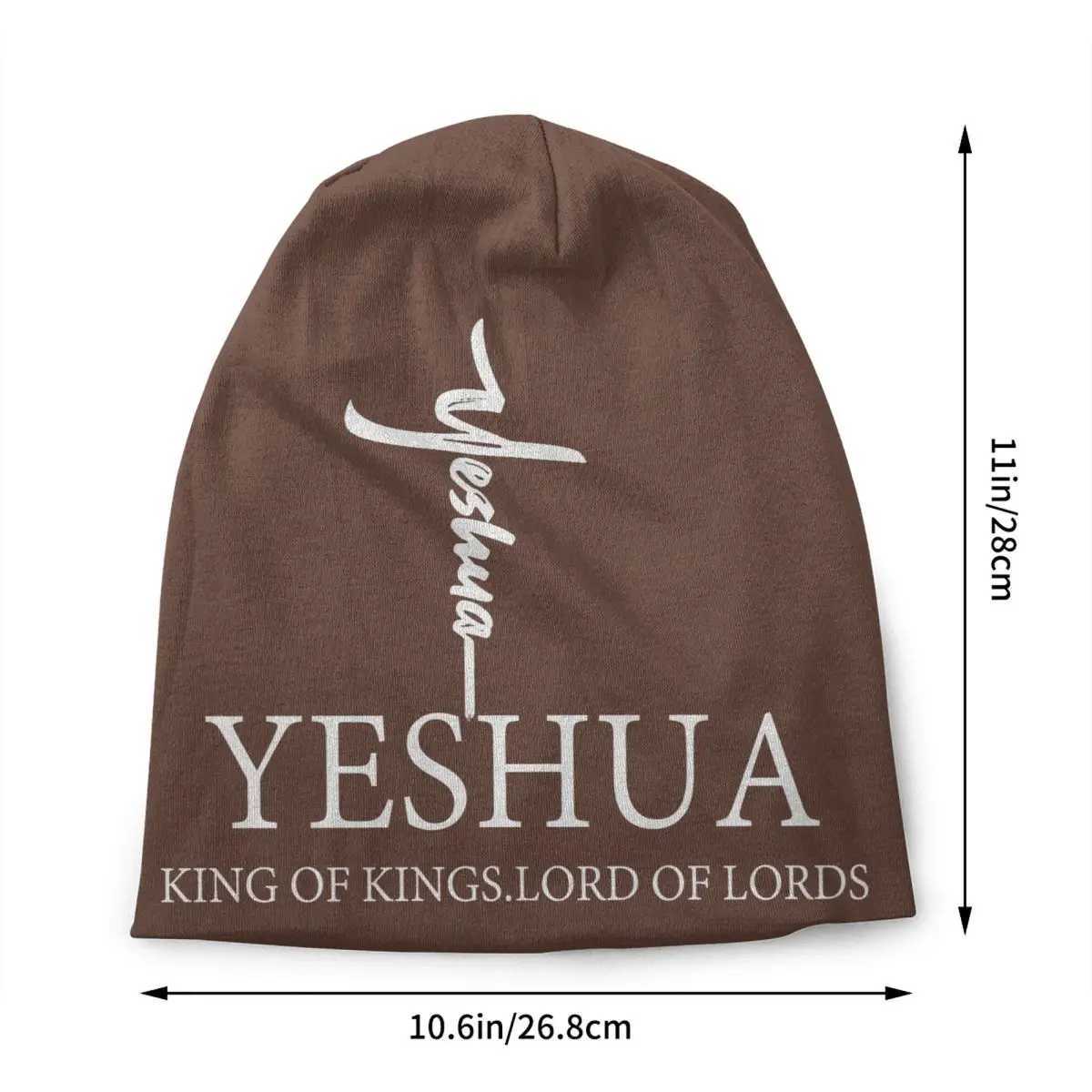 Cust hua Jesus Sklies Beanies Caps Unisex Winter Warm Knit Hat Adt Religion Faith Bonnet Hats Outdoor Ski Cap X250212