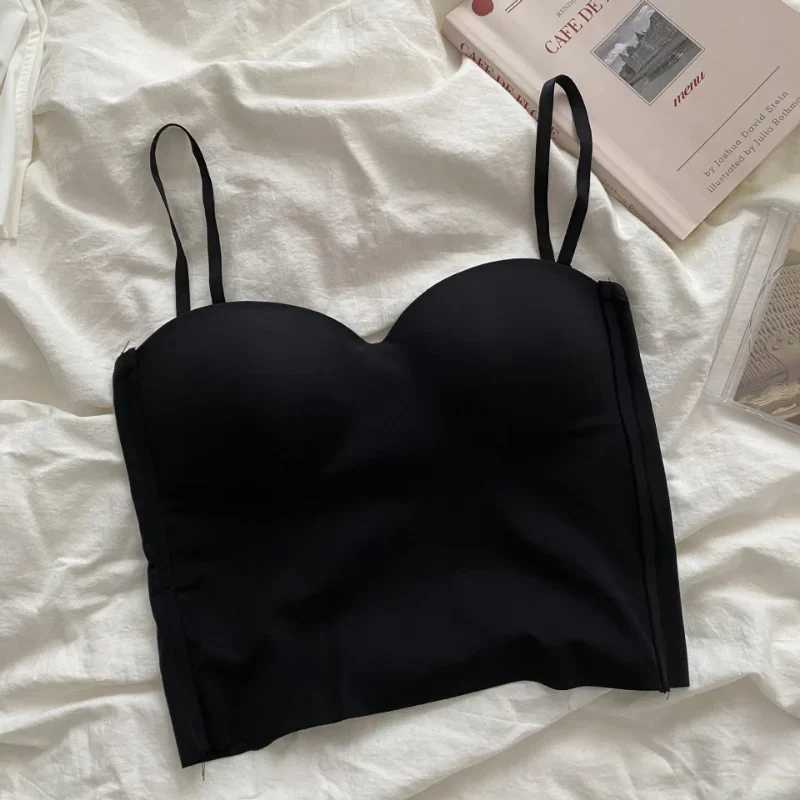 4 Colors Camisole for Women Fitness Crop Tops jer Ropa Summer Ele Sexy All-match Casual Aesthetic Solid NewXJ250212