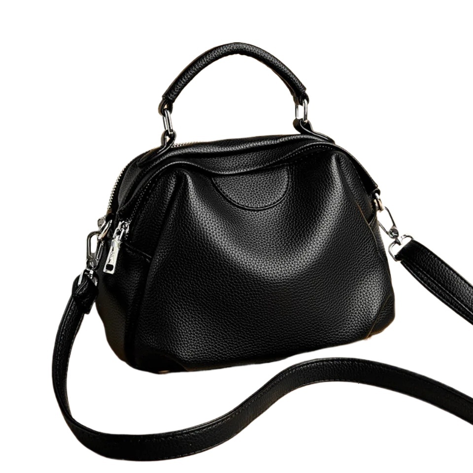 Large Capacity Leather Women Tote Bag Designer Many Pocket Female Shoulder Messenger Bags Ladies Handbag Sac A Main