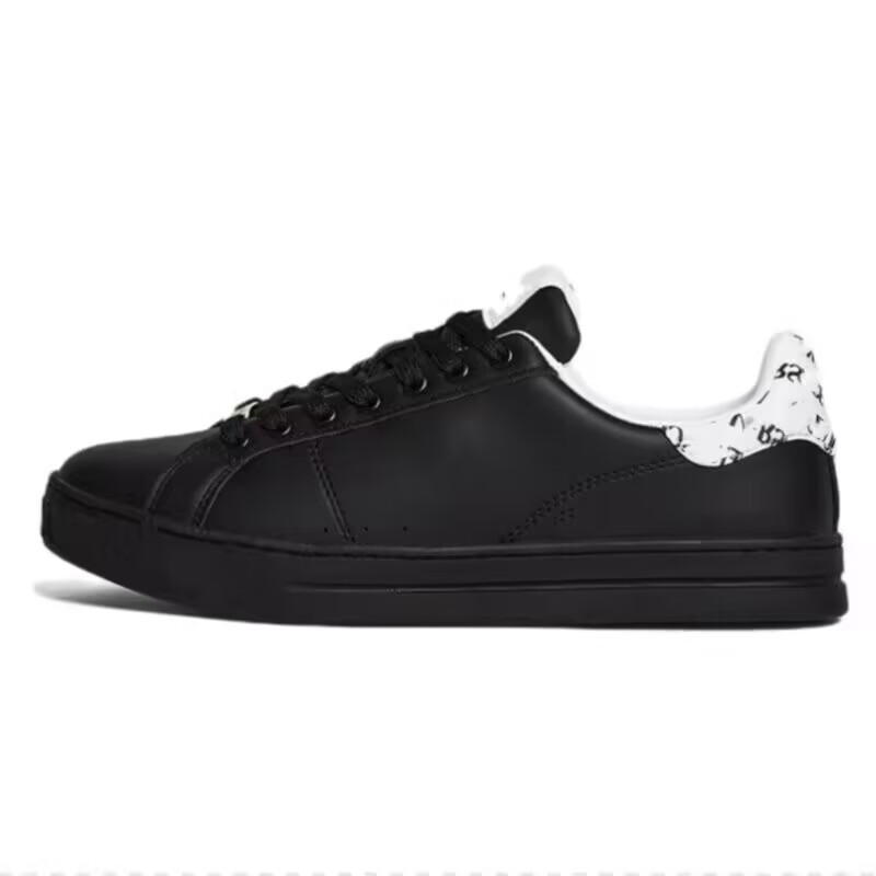 Fashionable Men's Black Athletic Footwear - Comfortable & Breathable Sporty Casual Shoes Available in White
