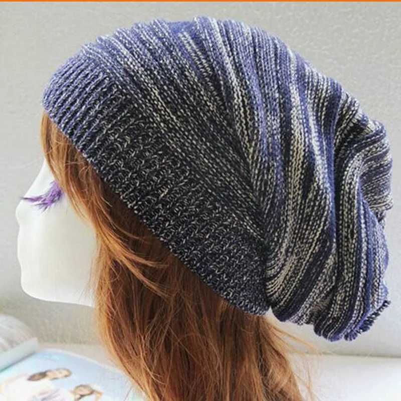 Mens Caps Rasta Wen Winter Hat Hit Color Knitted Beanies for Ladies New Fashion Hip Hop Cap Polter Fabric Bonnet Hme Winter X250212