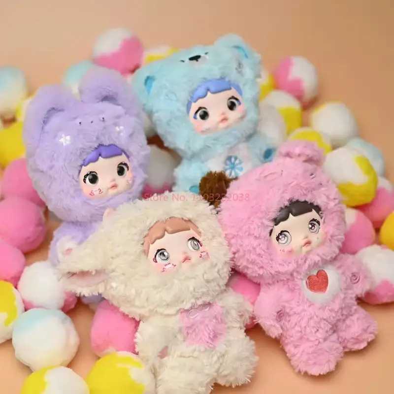 New Nommi Cute Non-Stop Series Pvc Vinyl Blind Box Toy Action Figure Collectible Doll Desktop Decoration Kids Birtay GiftXJ250212