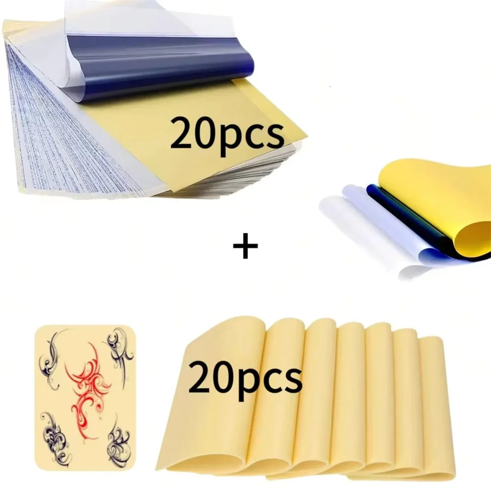 Multiple specifications of double-sided blank fake skin and multiple specifications of tattoo practice tattoo transfer paper 250207