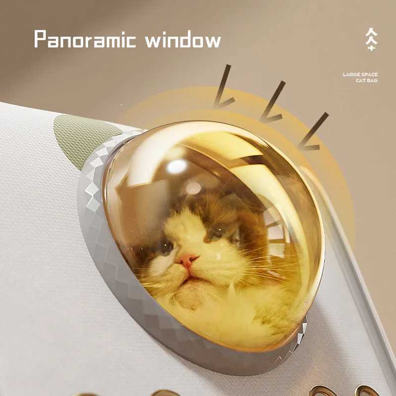 New cat bag portable pet bag large capacity cat dog space capsule backpack pet travel bag supplies. Can accommodate cats within 250205