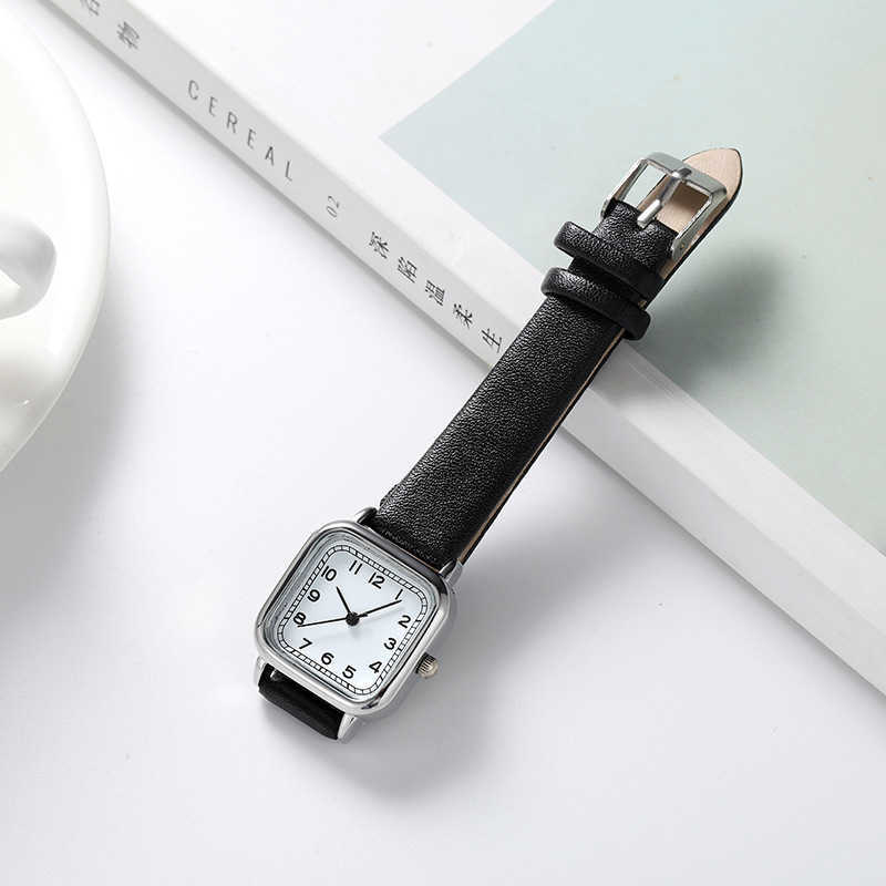 Tiktok Fashion Drainage Women Fashion Girl Square Watch Student Small Square Watch W250212