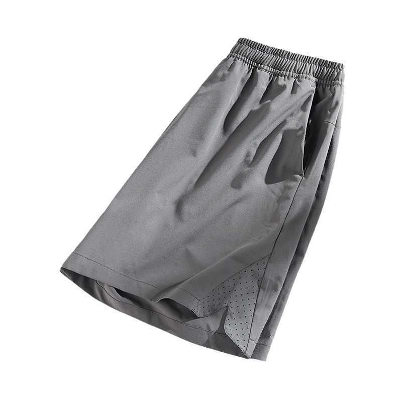 Ice silk casual pants mens summer thin stretch quick drying shorts mens short pants plus loose sports pants W250212