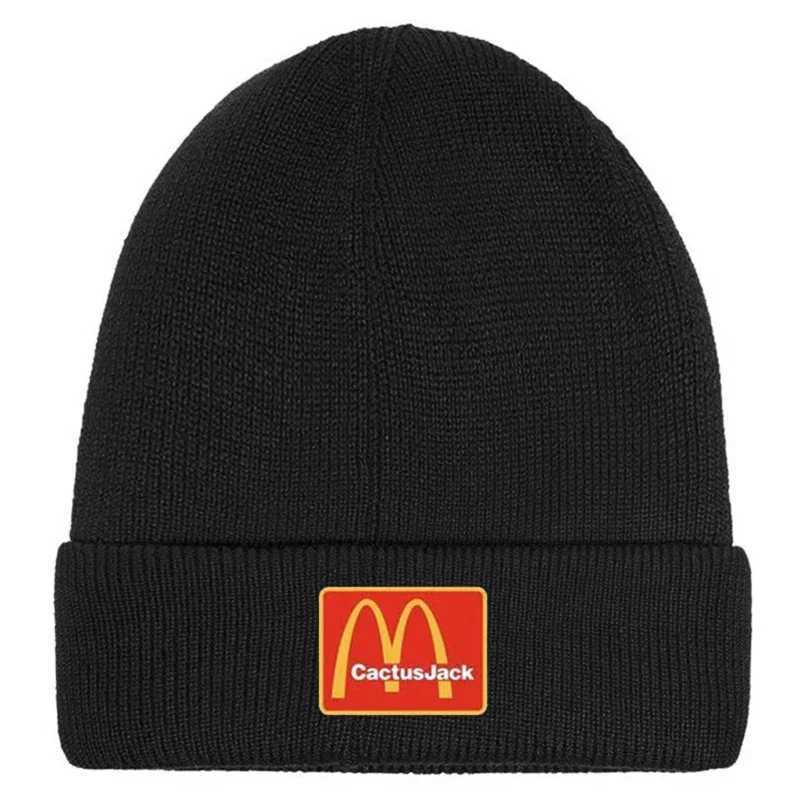 New trend I like it. Bini cotton embroidery winter knitted hat Sklies coffee hat skiing X2502121
