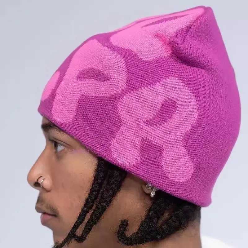 Fashion Knitted Bean Hat with Mens Paragraph High Quality Hat Mea Cpa Warm Fashion Hundred Cold Hat with Text Hat X250212