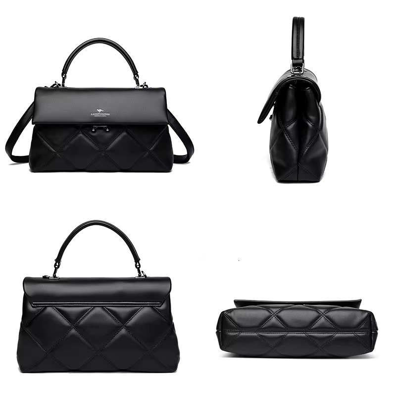 new style High Capacity Shopping Tote Bag Solid Color Handbag Designer High Quality Leather Shoulder Bags For Women