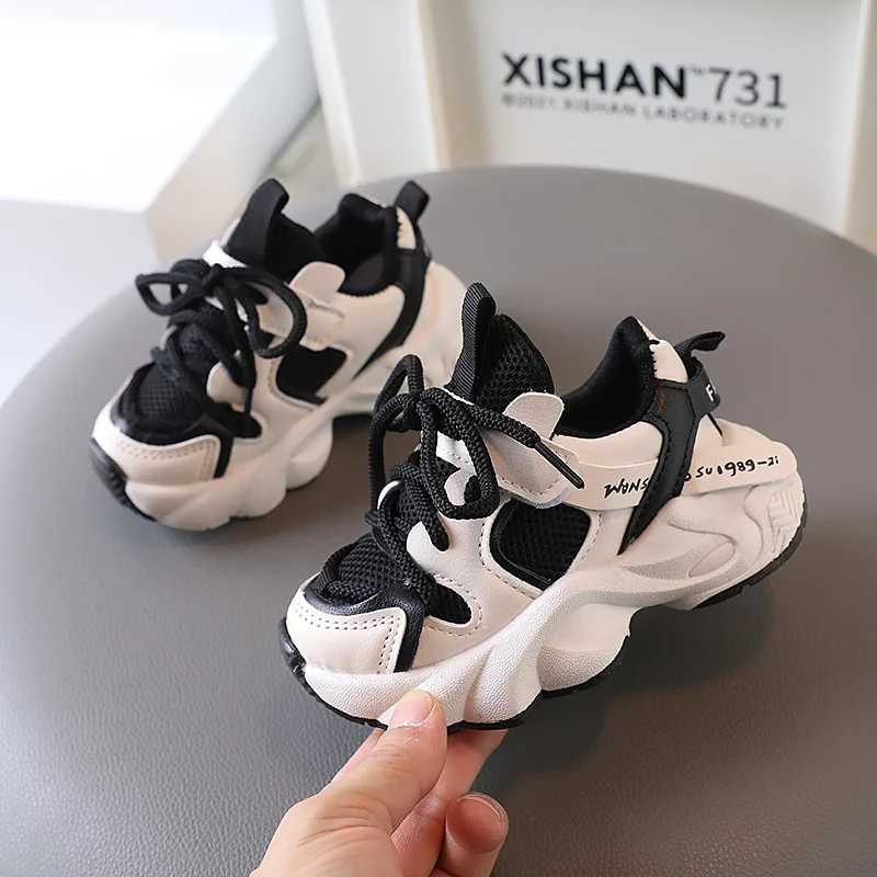 Spring and autumn childrens sports shoes mesh breathable boys sports shoes student girls sports shoes anti slipXJ250318
