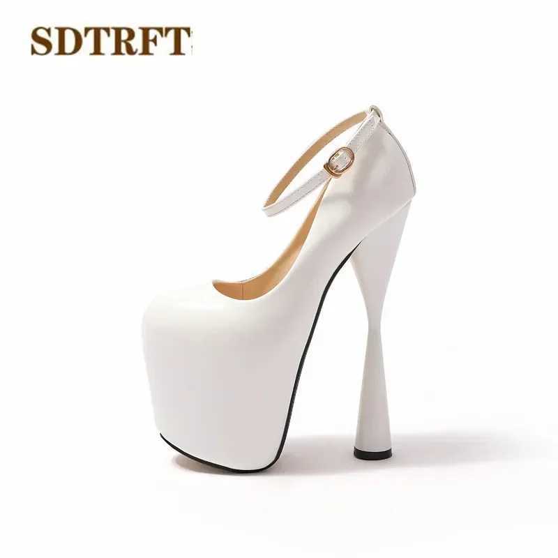 SDTRFT Crossdresser Spring/Autumn Stiletto 19cm Thick High Heels Sexy Nightclub Pumps Platformswedding Shoes Woman Zapatos Mujer Z250212