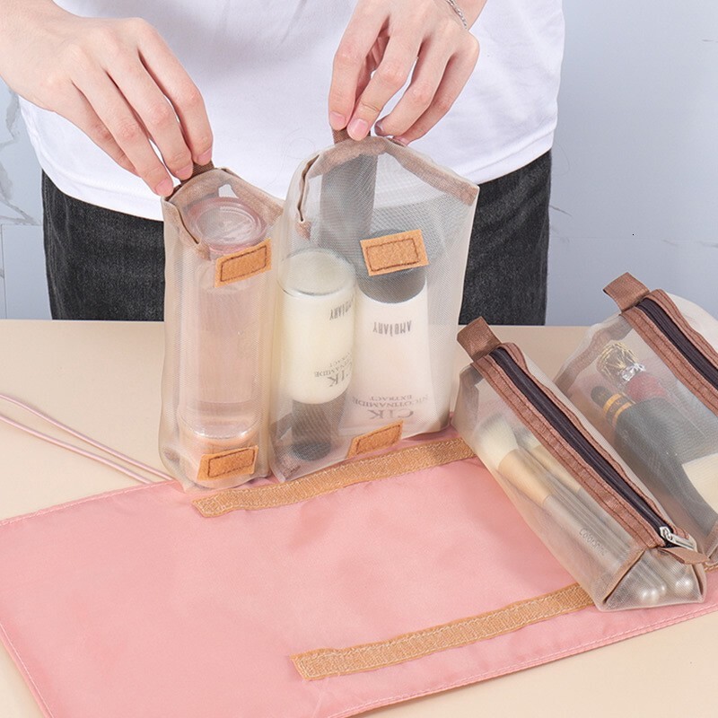 New Four in One Makeup for Travel, Portable, Multi functional, Large Capacity, Detachable, Toilet and Storage Bag swissmilitary