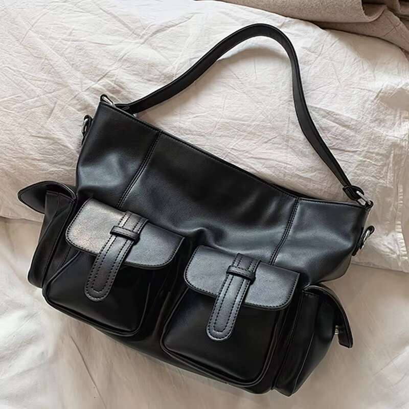 Women's Bags Women's shoulder bag new PU texture large capacity crossbody bag trendy niche design armpit bag