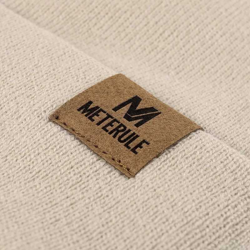 Riding Hat Knit Cuffed Beanie for Men Wen Winter Warm Knitted Beanie Hats for Skiing Outdoor Camping Traveling Cycling Cap X250212